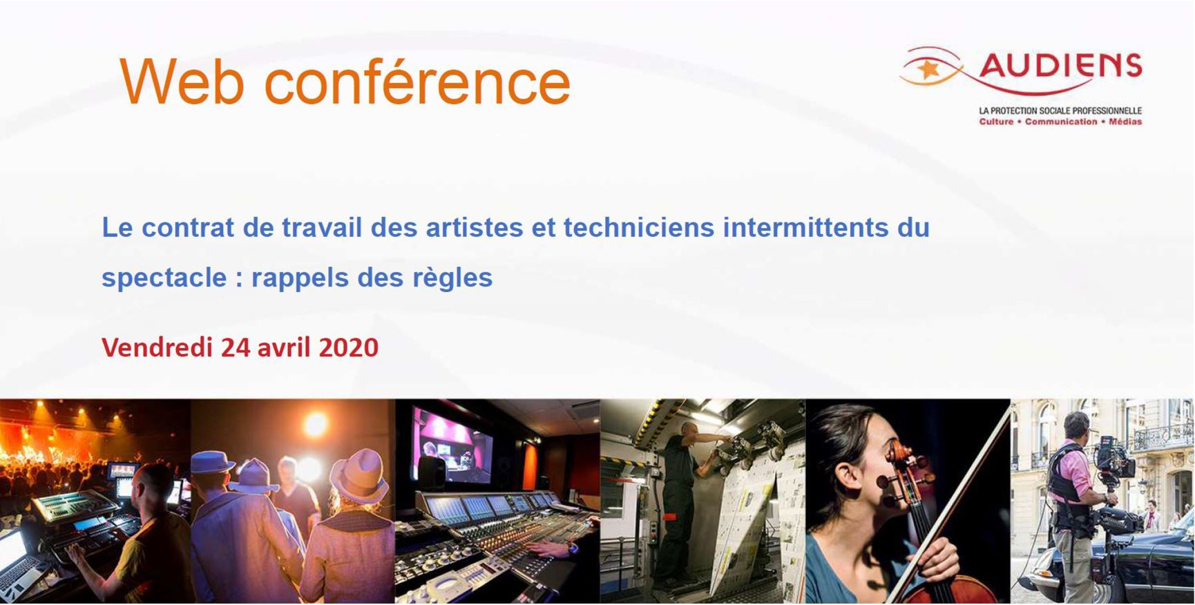 REPLAY VIDÉO - Web conférence intermittents du spectacle